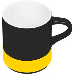 Kooshty Mixalot Black Mug Yellow
